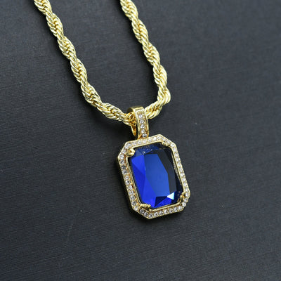 BLUESHINE™ Sapphire Glow Pendant Necklace