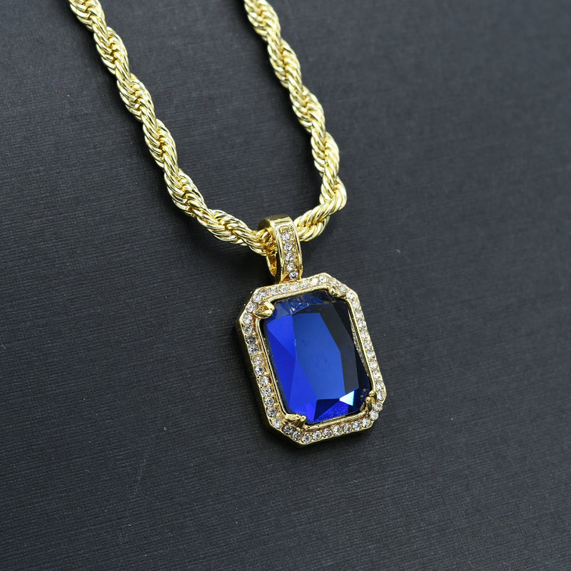 BLUESHINE™ Sapphire Glow Pendant Necklace