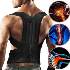 Adjustable Posture Corrector & Lower Back Support Brace — Fast U.S. Shipping