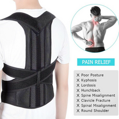 Adjustable Posture Corrector & Lower Back Support Brace — Fast U.S. Shipping