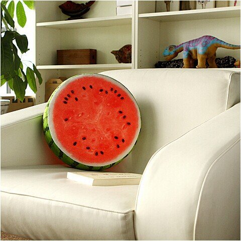 3D Fruit Plush Pillow – Ultra-Soft Decorative Fruit Cushion