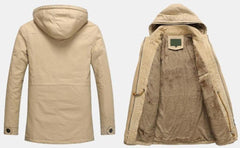 Men’s Hooded Military Power Coat
