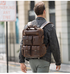The Shelby Backpack – Handmade Genuine Leather Power Pack