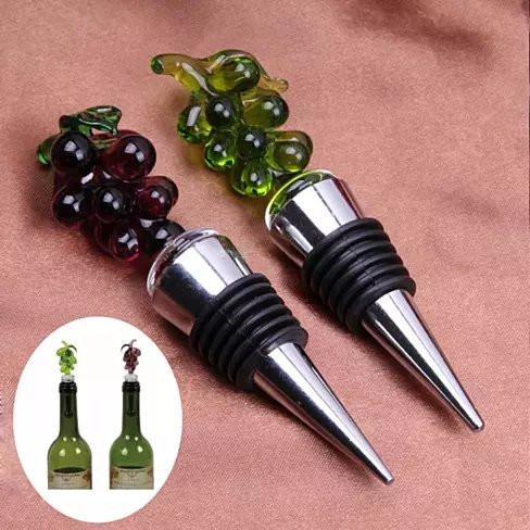 Hearty Wines – Luxury Crystal Wine Stoppers (2-Piece Set)