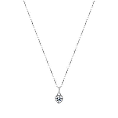 Pure Heart 925 Sterling Silver Necklace