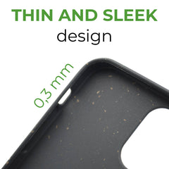 EcoShield™ Biodegradable iPhone Case – Ultra-Slim Protective Cover (Black)