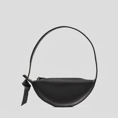 Midnight Crescent— Noir Royal Curve Shoulder Bag (Limited Edition)