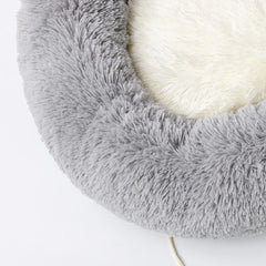 COZY Plush Pet Bed – Ultra Soft Calming Donut