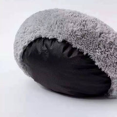 COZY Plush Pet Bed – Ultra Soft Calming Donut