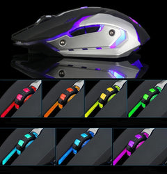 StealthX™ Wireless LED Gaming Mouse – Silent Click, RGB Precision & Pro Performance