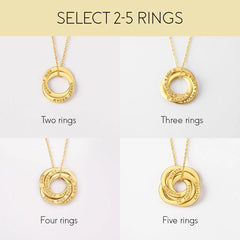 Personalized Family Name Necklace — Handcrafted Keepsake for Moms & Grandmas