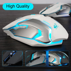 StealthX™ Wireless LED Gaming Mouse – Silent Click, RGB Precision & Pro Performance