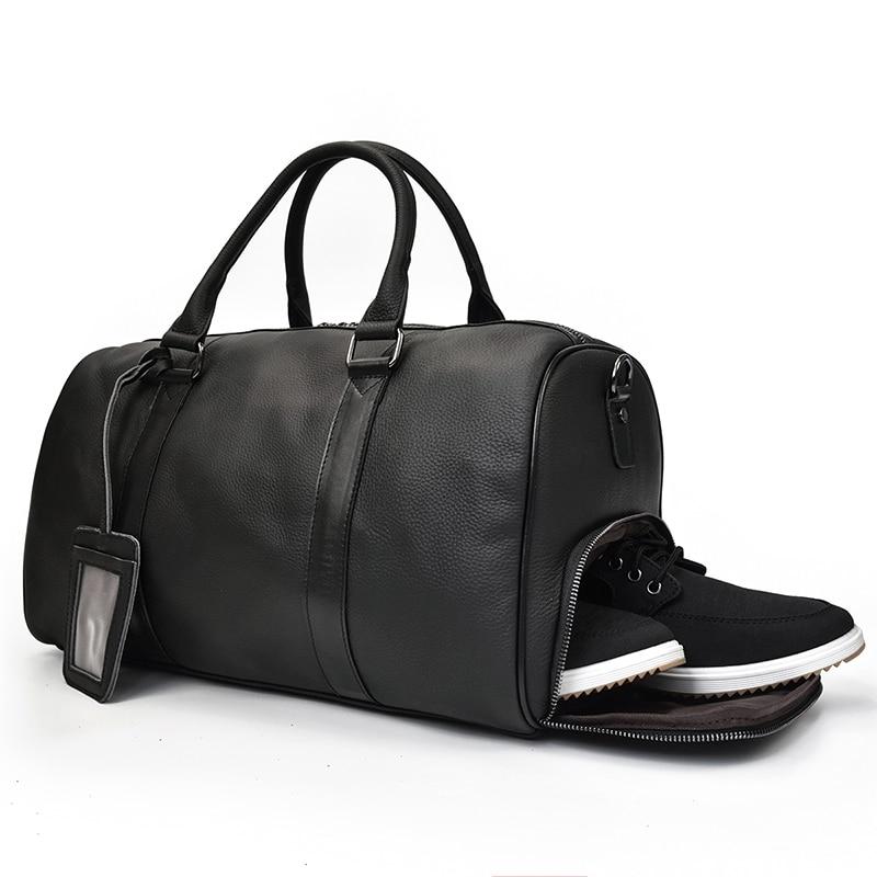 The Endre Weekender – Vintage Leather Duffle Bag