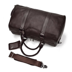 The Endre Weekender – Vintage Leather Duffle Bag