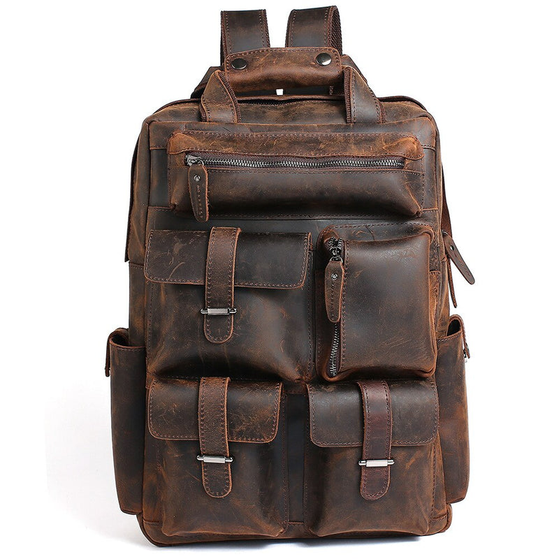 The Shelby Backpack – Handmade Genuine Leather Power Pack
