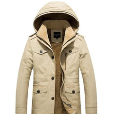 Men’s Hooded Military Power Coat