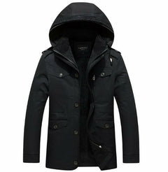 Men’s Hooded Military Power Coat